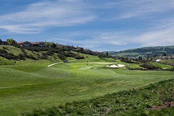 A golf course view